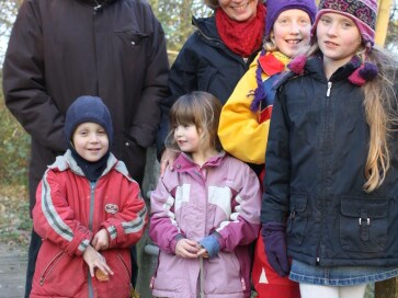 Unsere vier Enkel und wir im Winter Unsere vier Enkel und wir im Winter