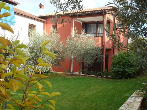 The garden of the holiday rental