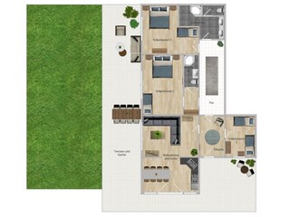 Vakantieappartement Bruck / Großglocknerstraße Grondplan 41