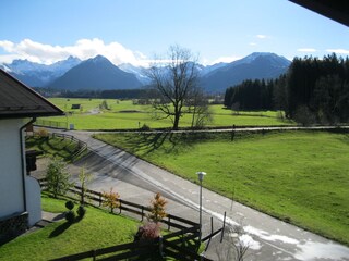 Blick vom Balkon