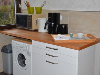 Kaffeemaschine, Sanseo, Wasserkocher, Microwelle