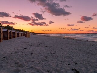 Abenddämmerung am Strand von Binz
