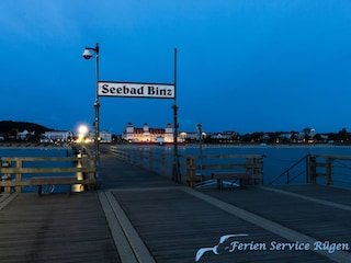 Seebrücke in der Morgendämmerung