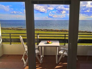 Balkon mit Meerblick