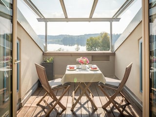 Loggia mit Seeblick