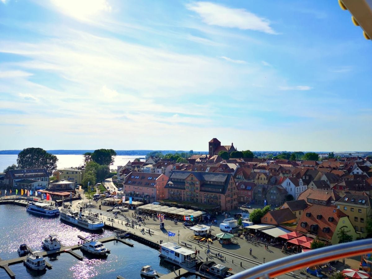 Blick über die Altstadt von Waren