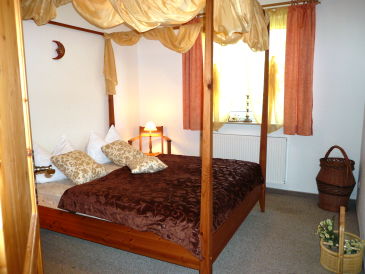 Ferienwohnung mit Himmelbett und Terrasse "AM SCHLOSSBLICK"