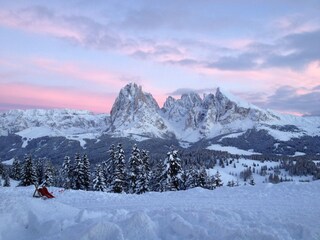 Langkofel und Plattkofel im Winter