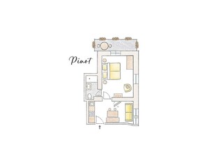 Appartamento per vacanze Marling Pianta del piano 35