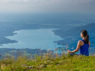 Blick vom Wallberg auf den Tegernsee