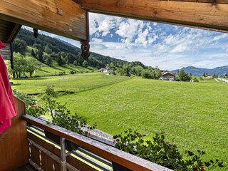 Aussicht vom Balkon