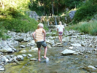 Spielen im Bach