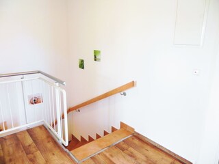 Treppe zum Ausgang