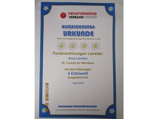 Appartamento per vacanze Mondsee Documento 34