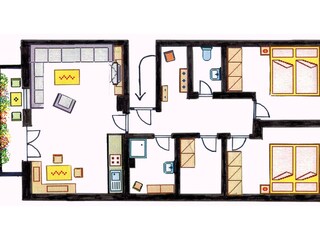 Ferienwohnung Wallgau Grundriss 39