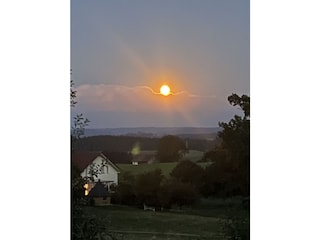 Vollmond über Siggen von Terrasse