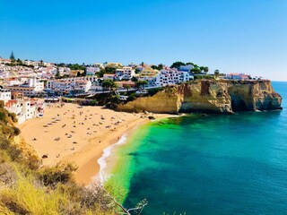 View of Carvoeiro beach