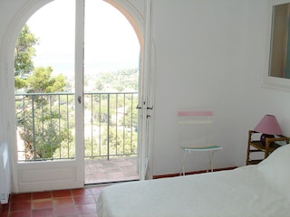 Schlafzimmer mit wunderschönem Ausblick