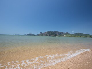 Der Strand vor der Villa