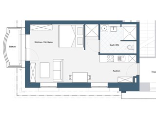 Ferienwohnung Burg auf Fehmarn Grundriss 21