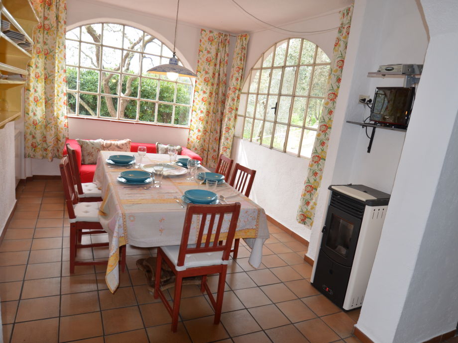 Ferienhaus casa rosa, ligurien, molini di prela firma ... Wohnzimmer in rosa