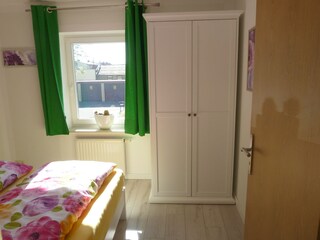 Bäckerhus Wiek Schlafzimmer mit Doppelbett