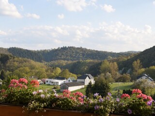 Blick vom Balkon
