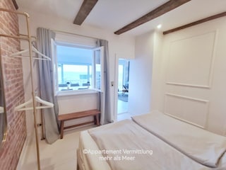 Meerblixk vom Bett, 1. SchlafzimmerWohnzimmer