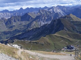 Blick vom Nebelhorngipfel