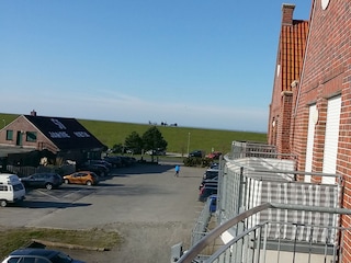 Blick vom Balkon