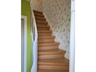 Treppe zur Ferienwohnung