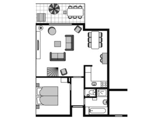 Vakantiehuis Julianadorp Grondplan 21