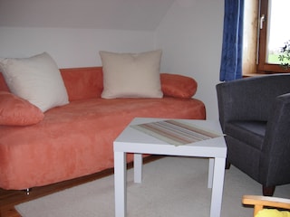 Sitzecke im 2. Schlafzimmer