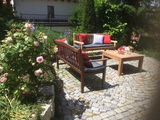 Terrasse am Haus
