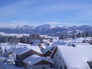 Sicht auf die Berge