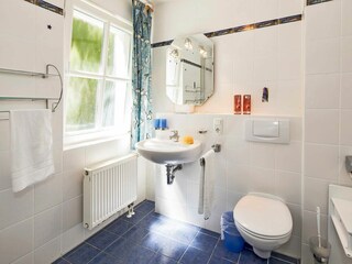 Badezimmer mit Dusche und WC