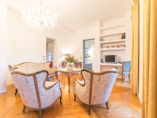 Wohnzimmer Apartment "Carl Maria von Weber"