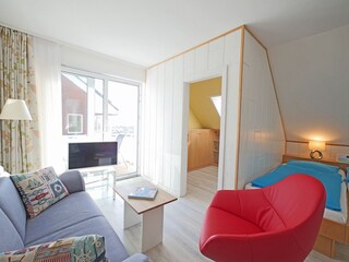 Wohnraum, Kinderkabinett, Ostbalkon