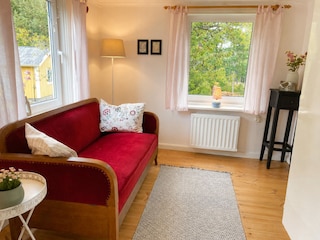 Ein gutes Buch, ein gemütliches Sofa - ideal zum Lesen