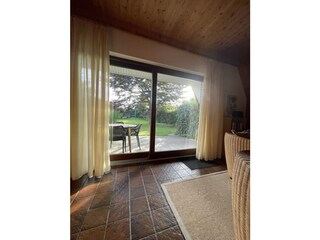 Blick auf die Terrasse