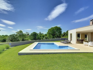 Garden with pool