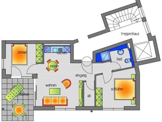 Vakantieappartement Lindau am Bodensee Grondplan 24