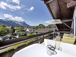Aussicht vom Balkon