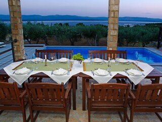 Covered terrace