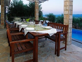 Covered terrace