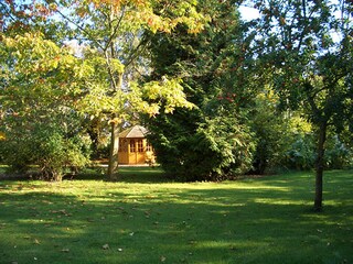Im Garten-Pavillon können Sie Grillen oder Entspannen