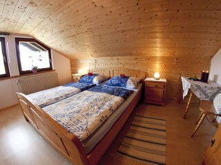 Schlafzimmer im Dachgeschoss