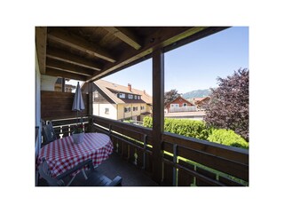 Balkon mit Blick nach Westen