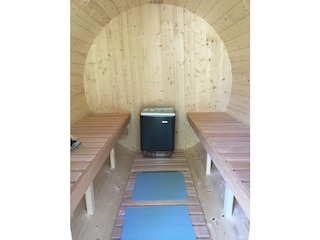 Finnische Fass-Sauna