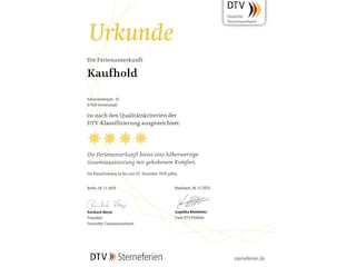 DTV Klassifizierung Urkunde